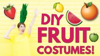 DIY HALLOWEEN COSTUME IDEAS: DIY Fruit Costumes!!