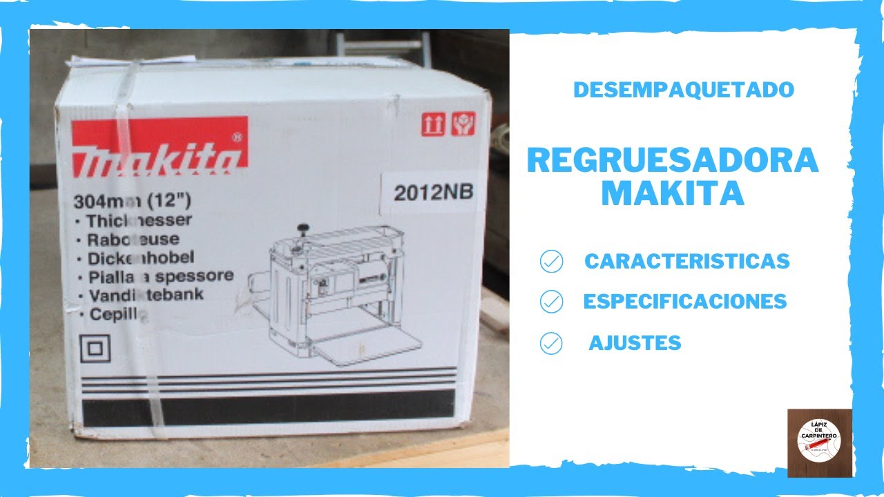 🍭 How to use REGRUESADORA MAKITA 2012NB🕋. Unpacked and first use !!! -  YouTube