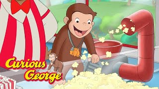 Making popcorn with George 🐵 Curious George 🐵 Kids Cartoon 🐵 Kids Movies