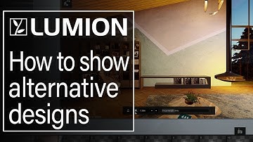 Lumion 12.5 tutorial: How to show alternative designs with Variation Control