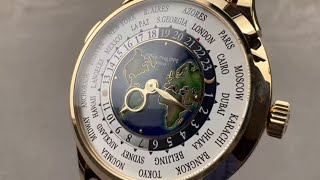 Patek Philippe World Time Enamel Dial 5231J-001 Patek Philippe Watch Reviews