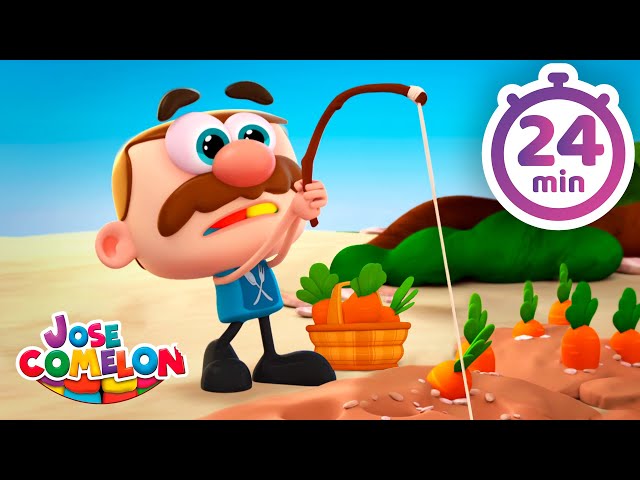 Stories for kids | 16 Minutes Jose Comelon | The Mystery of the Carrots class=