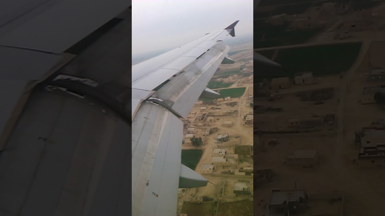 هبوط خطير بالطائره مطار برج العرب الدولي