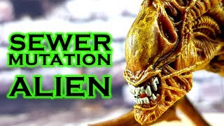 Neca Sewer Mutation Warrior Alien Exclusive San Diego Comic Con Figure Review