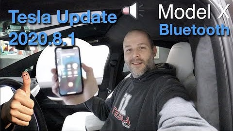 Tesla Update 2020.8.1 Model X and S