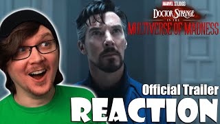 DOCTOR STRANGE IN THE MULTIVERSE OF MADNESS Official Trailer Reaction!