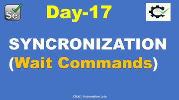DAY-17-Syncronization-Wait techniques in Selenium Webdriver