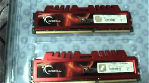 Unboxing G Skill Ripjaws X 8 GB 2133 Mhz