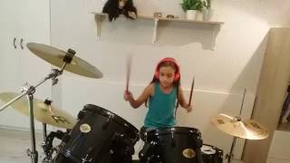 Vitajte na konci sveta, Drum cover, Nikoleta, 9 year old