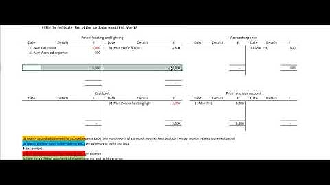 Reversing accrued expense demonstration