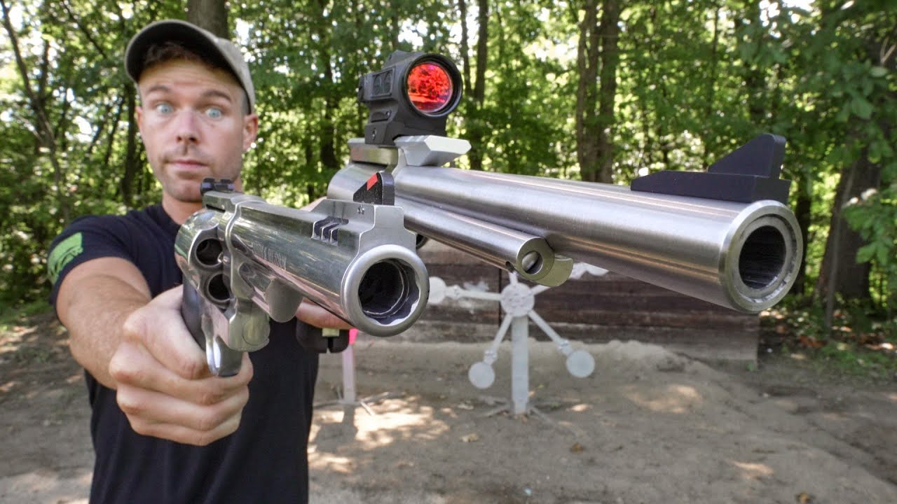 САМЫЙ МОЩНЫЙ ЛОМАТЕЛЬ ЗАПЯСТЬЯ?!?! (500 Magnum против пистолета T-REX)