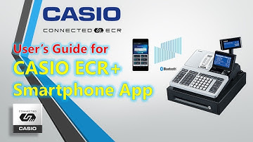 5. Program Item name (PLU) on smartphones- CASIO ECR+ SR-S500/SR-C550/PCR-T540/SR-S820 Cash Register