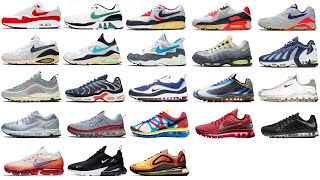 History Of Nike AIR MAX Evolution Original to Now Resimi