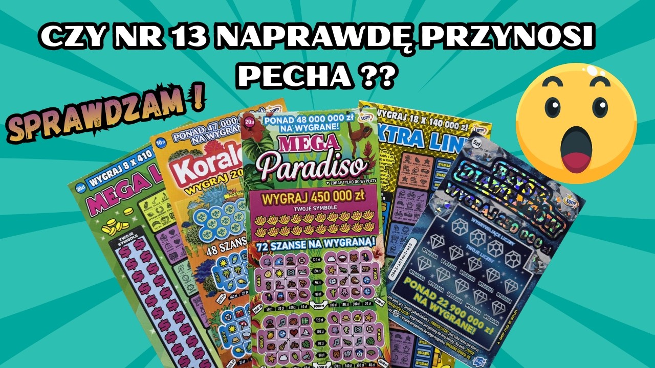 ZDRAPKI LOTTO 🍀 PIĄTEK 13-TEGO : SPRAWDZAM CZY PECH ISTNIEJE..🤭 #zdrapki #lottery #scratchcards