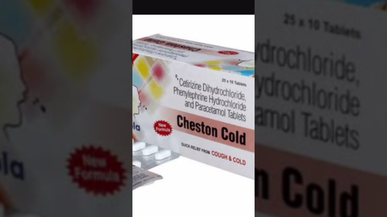 cheston cold tablet uses sardi jukaam khujli ki tablet 