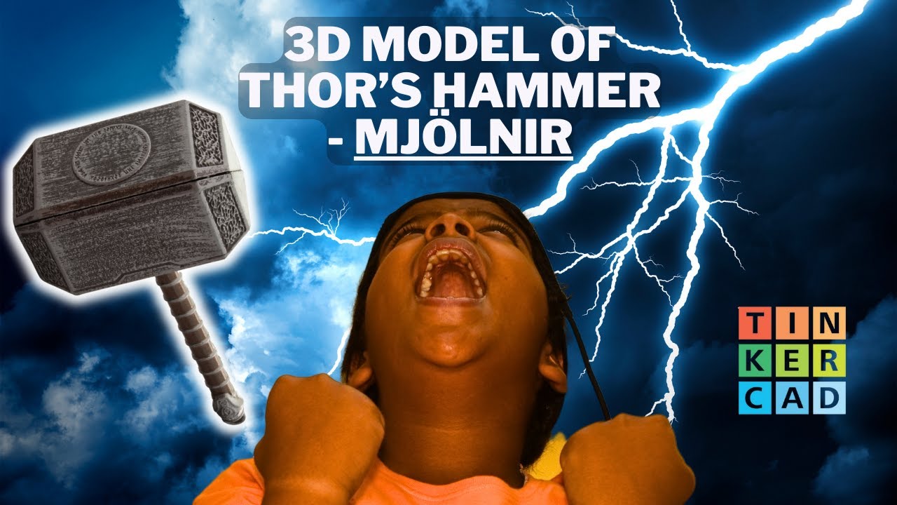 Forge Your Own Mjölnir (Thor's Hammer): Tinkercad 3D Modeling Guide