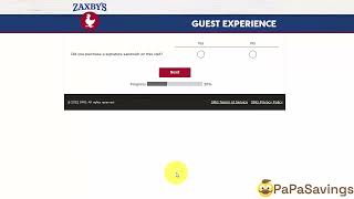 Do the Zaxbys Guest Satisfaction Survey on myzaxbysfeedback.com