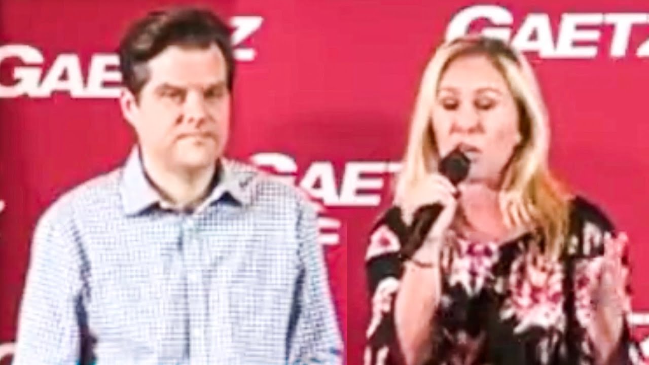 Marjorie Taylor Greene Tries To Save Matt Gaetz's Pathetic Campaign Launch Event