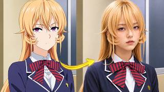 What If Food Wars!: Shokugeki no Soma Characters Were Real? | AI Before & After 4K
