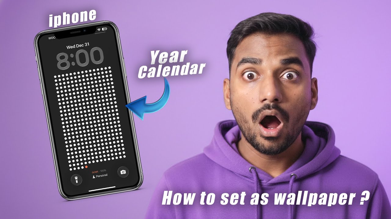The life Calendar Wallpaper | life calendar setting | how to set the life calendar in iphone