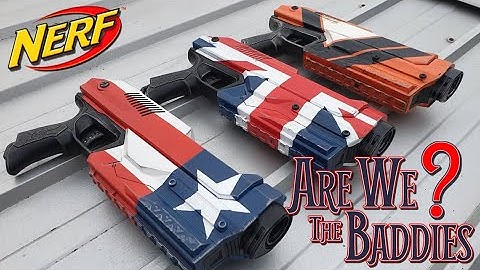 Three Custom Nerf Magnus Repaints