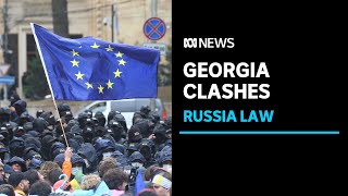 Violent clashes in Georgia as 'Russia Law' passes parliament | ABC News