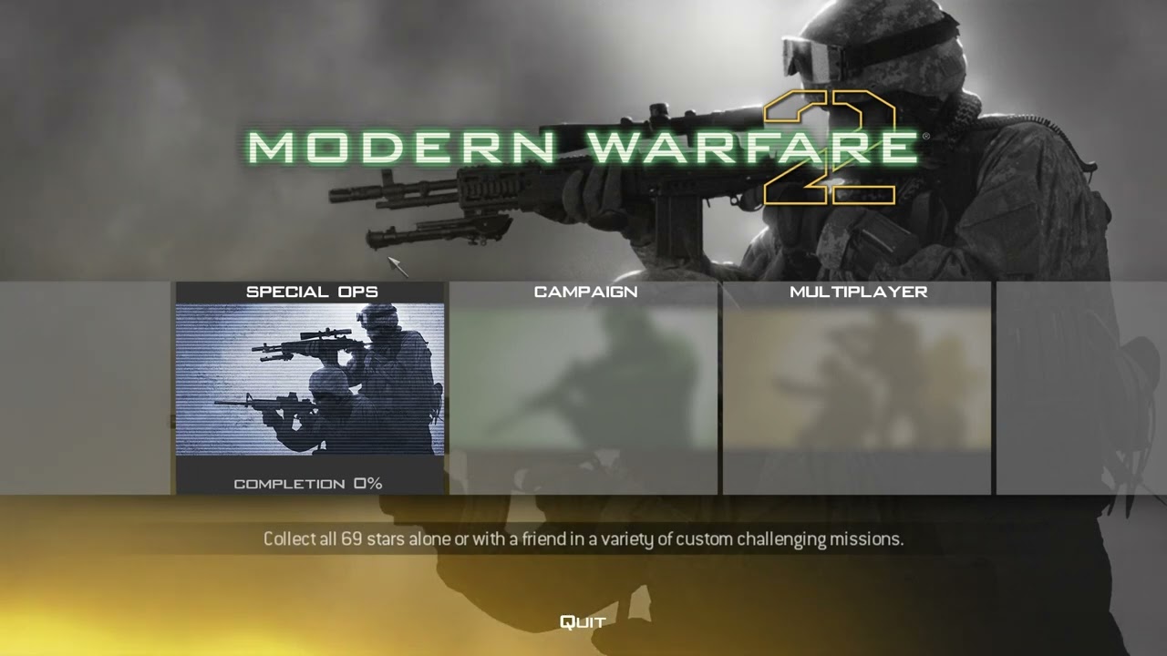 Call of Duty Modern Warfare 2 (2009) - Main menu Title screen OST (Full Version)