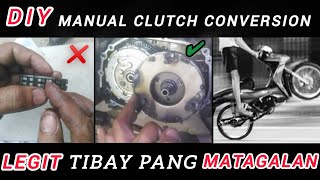 DIY MOTORCYCLE MANUAL CLUTCH CONVERSION