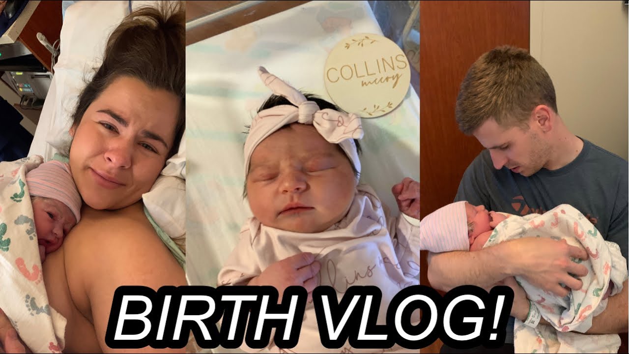 BIRTH VLOG! Induced at 37 Weeks! | First Baby!