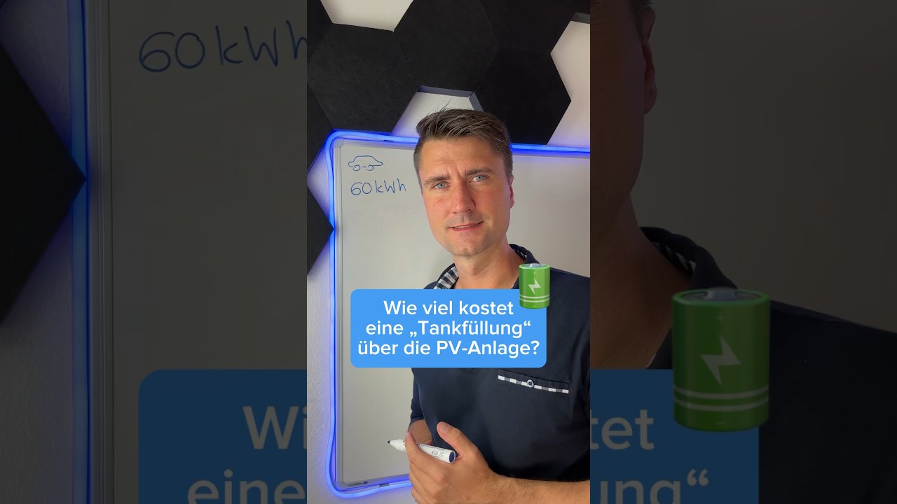 Kosten Auto aufladen über PV-Anlage 🚗 🔋 