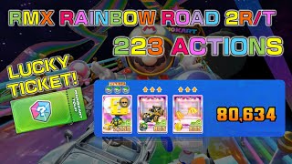 [Mario Kart Tour] RMX Rainbow Road 2R/T - 80,634 (223 actions) @generalmeow9494