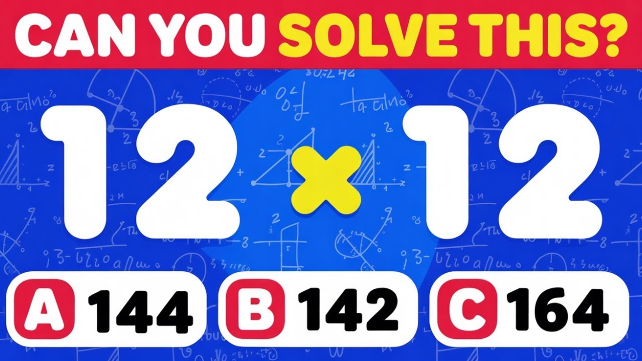 Brain Break 100-Question Math Quiz | Can You Beat This?