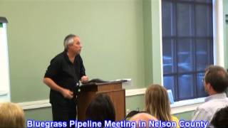 Bluegrass Pipeline Meeting in Nelson County 7 2013 Part One