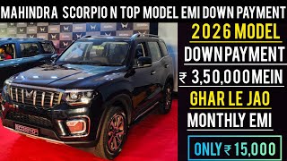 Mahindra Scorpio N Z8 Top Model Price | On Road Price | GST 2.0 | Low Down Payment | Easy Emi Plans