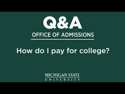 Office of Admissions Q&A: How do I pay for college?