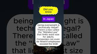 Japan Has a Law Against Being Overweight?!