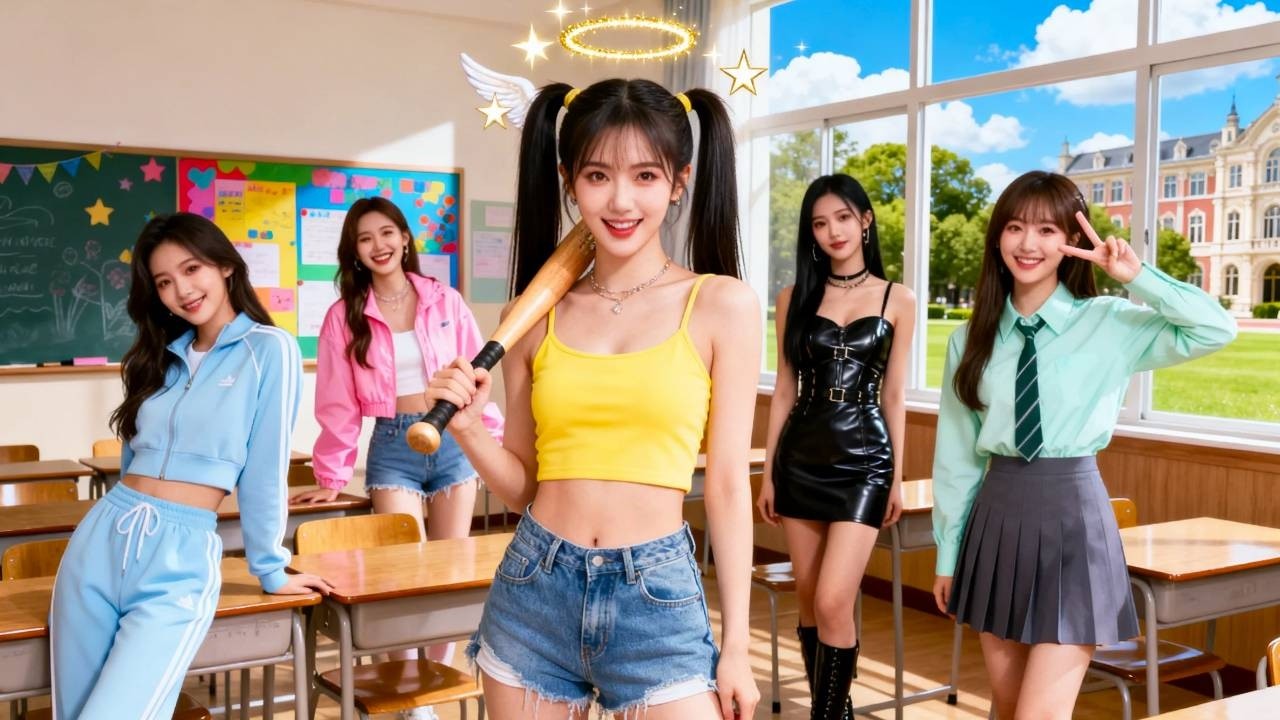 पुनर्जन्म मैं 18 वर्ष की हुई, बदमाशी छोड़कर अपनी लड़कियों को अच्छी ज़िंदगी की ओर ले जाऊंगी!