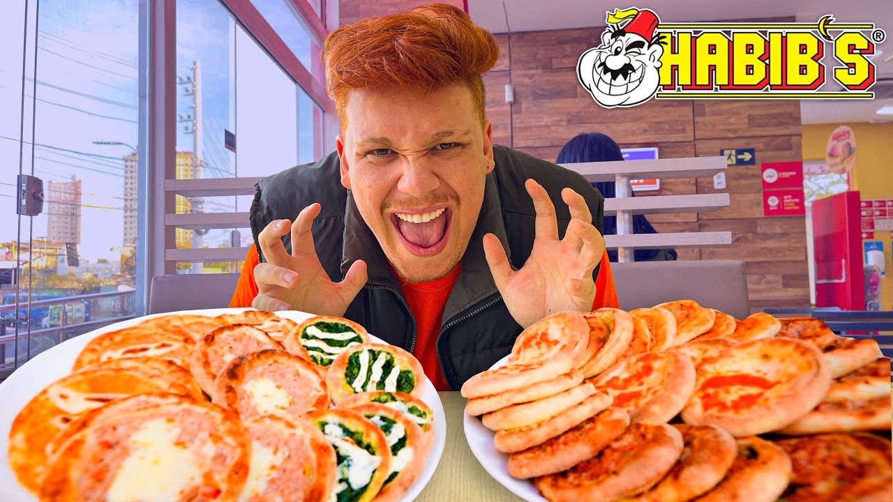 DESAFIO DO TRITURADOR! QUEM COMER MAIS ESFIHAS DO HABIB'S GANHA!