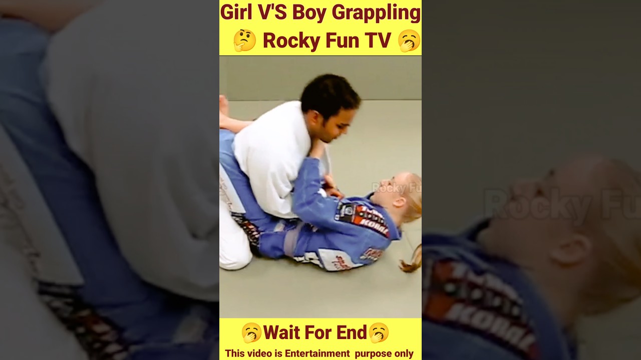 Girl DESTROYS Boy in Submission Wrestling 🥱