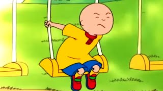 Caillou Stuck in Swing | Caillou Cartoon