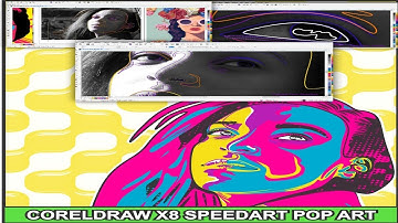 CorelDraw x8 Graphic Suite Speedart | Pop Art Wanderlust