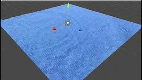 Simple Ripple Mesh Deformation in Unity3d