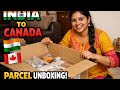India to Canada Parcel 🇮🇳➡️🇨🇦 Unboxing Tamil |❤️|Dresses & Snacks Unboxing | Tamil Vlog #tamilvlog