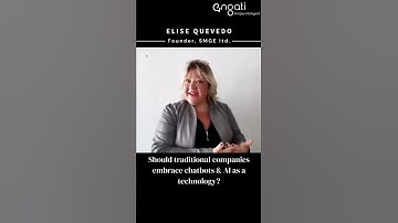 Should Traditional Companies Embrace Chatbots & AI as a Technology? by @EliseQuevedo|Engati #shorts