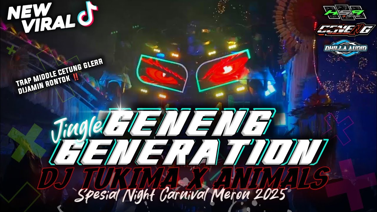 DJ TRAP TUKIMA X ANIMALS | JINGLE GENENG GENERATION X DHILLA AUDIO FULL  MIDDLE CETUNG BASS GLERR‼️