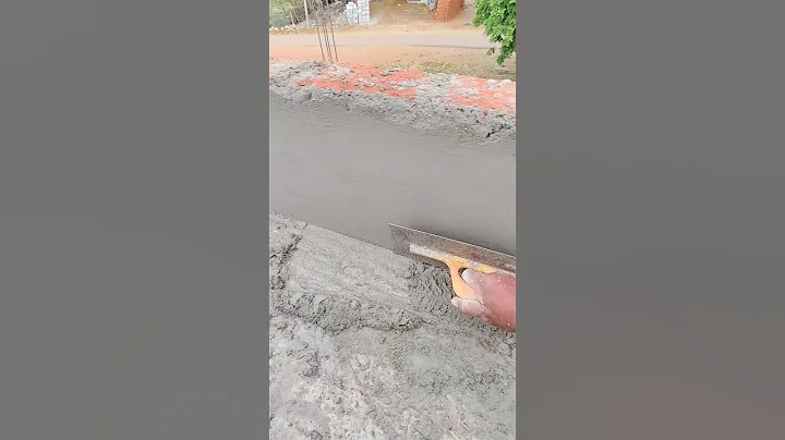 Cement plaster techniques 👍 #shorts #shortsfeed #plaster #satisfying #construction #amazing