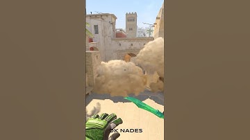 Smokes to stairs and jungle from the same position on Mirage💨 #cs2 #csgo