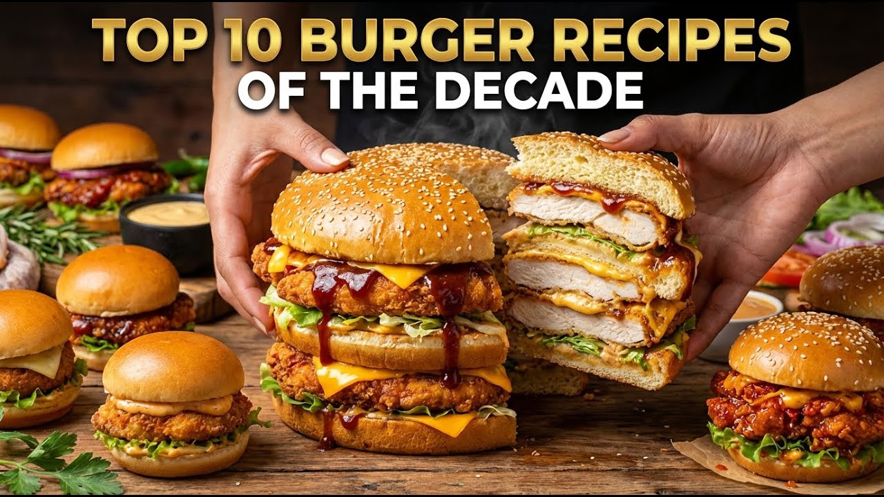 Top 10 Best Burger Recipes Of The Decade
