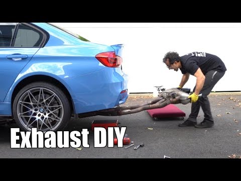 DIY Exhaust Install on an F80 BMW M3 – Active Autowerke Midpipe & Muffler (F82 M4 & F83 M4)