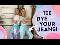 DIY Tie Dye Jeans!